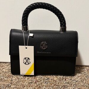 Christian Lacroix Black Mini Top-Handle Bag